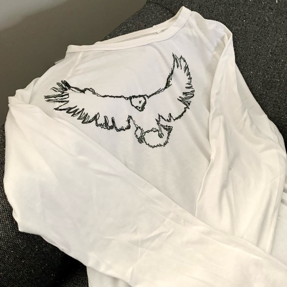 JOIE MEN'S LONG SLEEVE, 100% COTTON, GRAPHIC T-SHIRT, SIZE MEDIUM - Picture 12 of 12